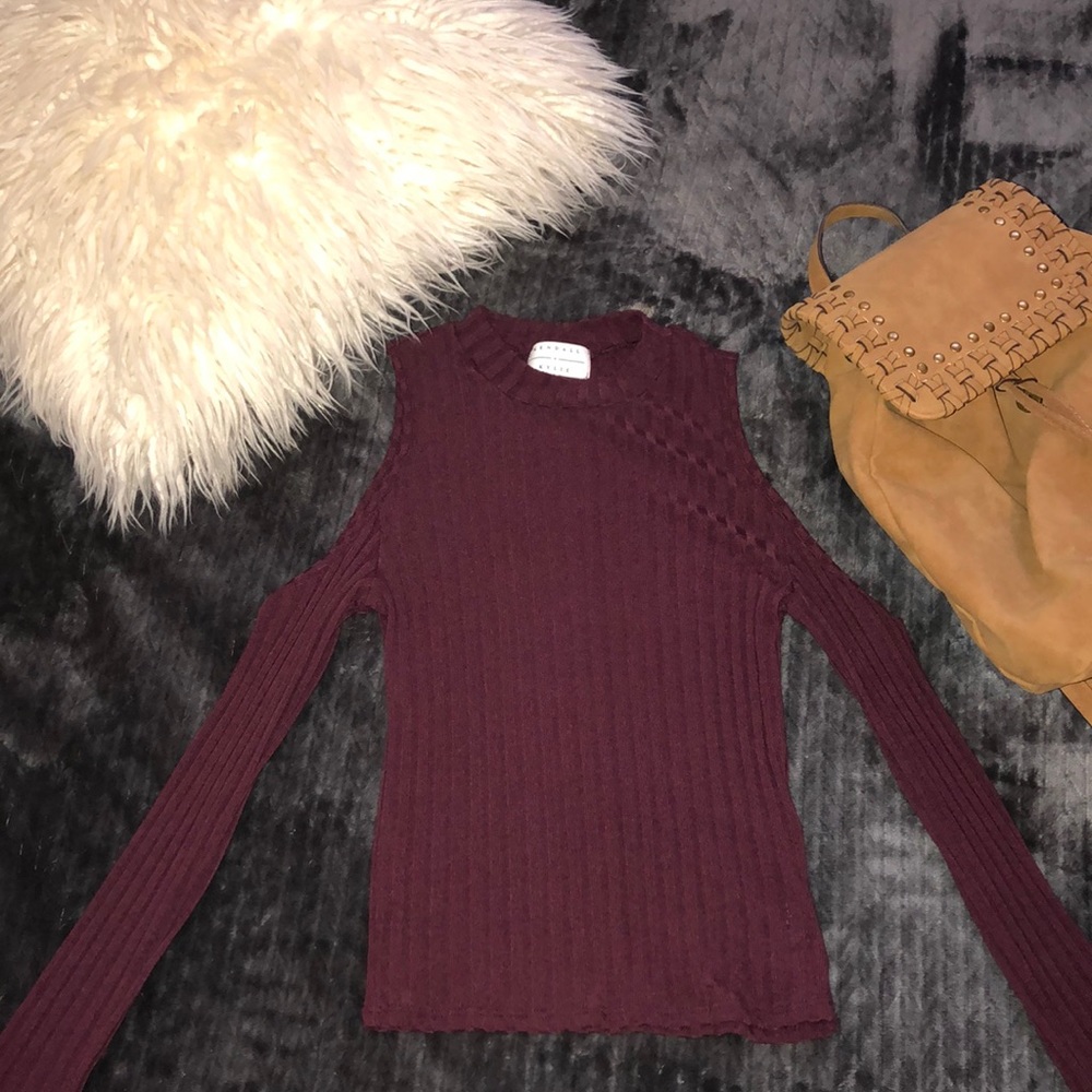 Kendall and Kylie Open Shoulder Top